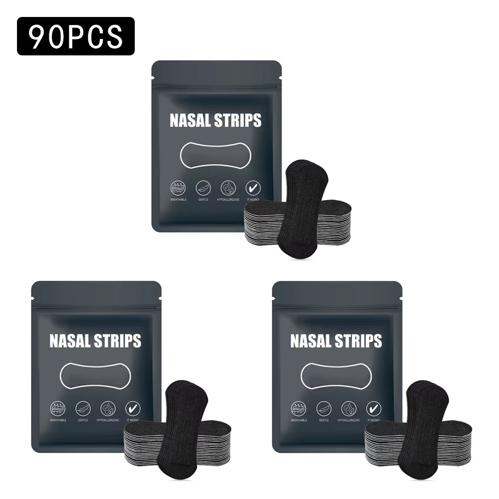 30PCS Nasal Strips for Snoring,Nose Strips for Breathing,Anti Snoring Solution Congestion Relief Nose Tape for Sleeping